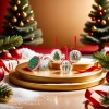 Decoraciones de navidad colgante esférico vacaciones ambiente hogar sala de estar colgante de árbol Application Scenario